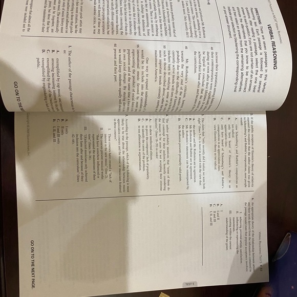 MCAT EXAMKRACKERS VERBAL REASONING 101 BOOK - Picture 4 of 5